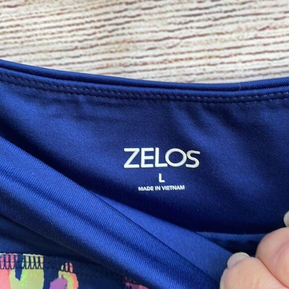 ZELOS SKORT‎ IN NAVY BLUE PRINT - Picture 4 of 5